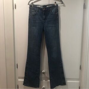 Pilcro High Rise Bootcut Women's Blue Jeans 26 Four Buttons on each side